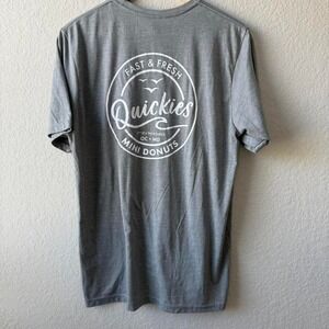 Quickie's Donuts Gray T-shirt